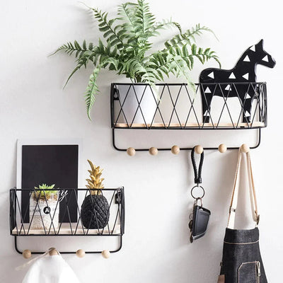 Criss Cross Wall Shelf