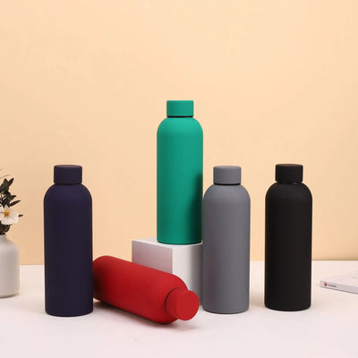 Stainless Steel Matte Water Bottle (500ml)